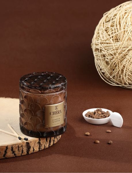 Kahve Latte Cam Kase Mum