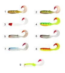 Captain 3571 Taifun Soft 10cm Levrek Silikonu 5'li Paket Suni Yem