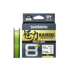 Shimano Line Kairiki 8+ 150m 0.16mm 9.8kg M. Green