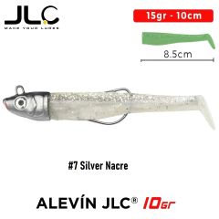 JLC Alevin 10gr. Kafa 85mm Vücut Silikon Balık