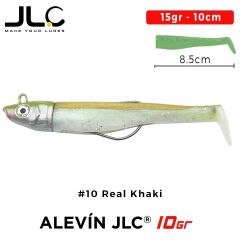 JLC Alevin 10gr. Kafa 85mm Vücut Silikon Balık