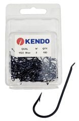 Kendo (1522) 100 Adet 1/4 Siyah Çapraz Kutu İğne