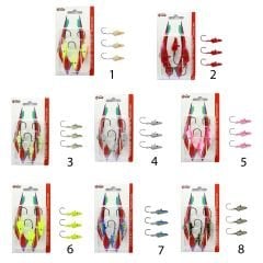 Captain 6457 Jig Head 15gr Ultimate Sardine 3'lü Set