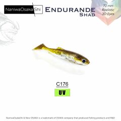 NaniwaOsakaShi Endurande Shad 7 Cm Silikon Yem C176