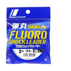 Major Craft Dangan Fluoro Shock Leader DFL-0.8/0.148mm./3Lb/2.1kg/30mt.