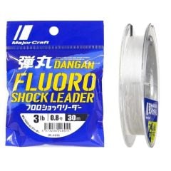 Major Craft Dangan Fluoro Shock Leader DFL-0.8/0.148mm./3Lb/2.1kg/30mt.