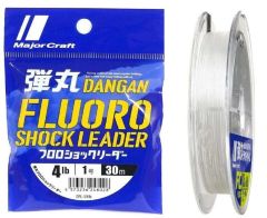 Major Craft Dangan Fluoro Shock Leader  DFL-1/0.165mm/4Lb/2.4kg./30mt.