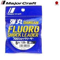 Major Craft Dangan Fluoro Shock Leader  DFL-1.25/0.185mm./5Lb/3.05kg./30mt.