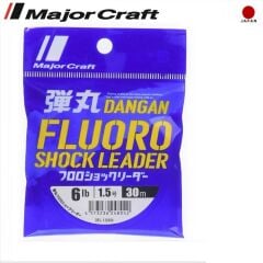 Major Craft Dangan Fluoro Shock Leader DFL-1.5/0.205mm./6Lb/3.7kg./30mt.