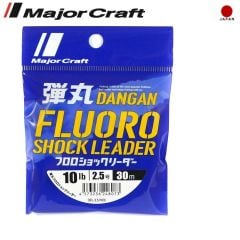 Major Craft Dangan Fluoro Shock Leader DFL-2.5/0.260mm./10Lb/5.2kg./30mt.