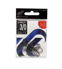 Hayabusa HMRS 171 Kısa Pala Dövme Olta İğnesi 15'li Paket Black Nikel