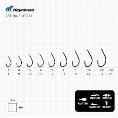 Hayabusa HMRS 172 Tırnaklı Canlı Yem İğnesi 15'li Paket Nikel