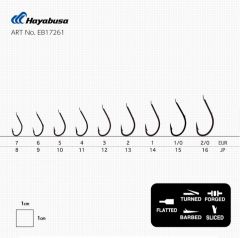 Hayabusa HMRS 172 Tırnaklı Canlı Yem İğnesi 15'li Paket Kırmızı