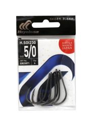 Hayabusa HSOI 230 Delikli Papağan Olta İğnesi 7'li Paket Black Nikel