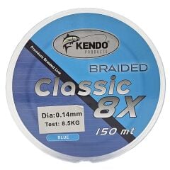Kendo Classic 8X 150m Blue Örgü İp 0.14 mm