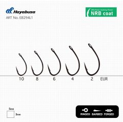 Hayabusa L1 Sazan İğnesi Dövme Teflon Black 10'lu Paket