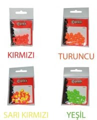 Captain 7665 Renkli Boncuk Yuvarlak 75mm Plastik Boncuk 20'li Paket