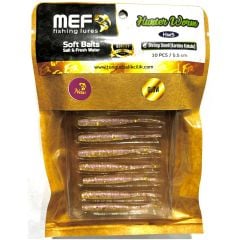Mef Hunter Worm 5.5cm 10 Adet LRF Silikonu
