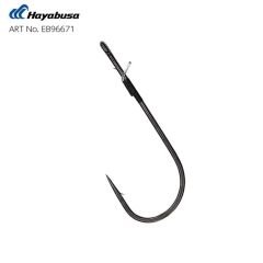 Hayabusa FPP HD Straight Güçlendirilmiş Delikli Lüfer İğnesi Black Nikel