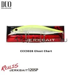 Duo Realis Jerkbait 120SP CCC3028 Ghost Chart