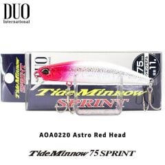Duo Tide Minnow 75 Sprint AOA0220 Astro Red Head