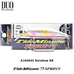 Duo Tide Minnow 75 Sprint AJA0035 Rainbow RB