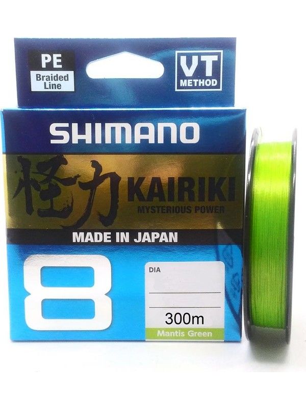 Shimano Kairiki 8 300m Mantis Yeşili 0,190 mm/12,0 kg İp Misina