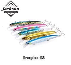 Jackson Deception 135 mm 23,5 gr Sinking Maket Balık Renk:CCN