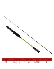 Captain 1432 Sarda Jigging 187cm 2 Parça Slow Jig Kamışı 1-3 PE