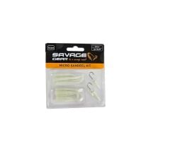 Savage gear Lrf Micro Sandeel Kit 12 Adet(1+1.5+5) Suni Yem Glow