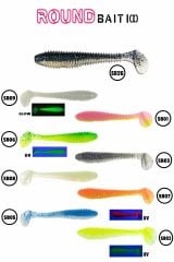Fujin Round Bait 100mm #SB026 Silikon Balık