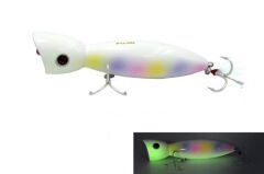 Fujin La-Nina Maket Balık Su Üstü Popper #018 Pearl Rainbow Glow