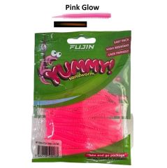 FUJIN Yummy Sandworm 7cm LRF Silikonu Pink Glow