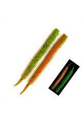 FUJIN Yummy Sandworm 7cm LRF Silikonu  UV Fire Tiger