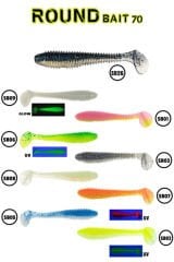 Fujin Round Bait 70 mm Silikon Balık #SB007