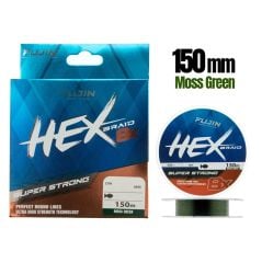Fujin Hex 8X 150Mt. Moss green Pe Line 0,18 mm