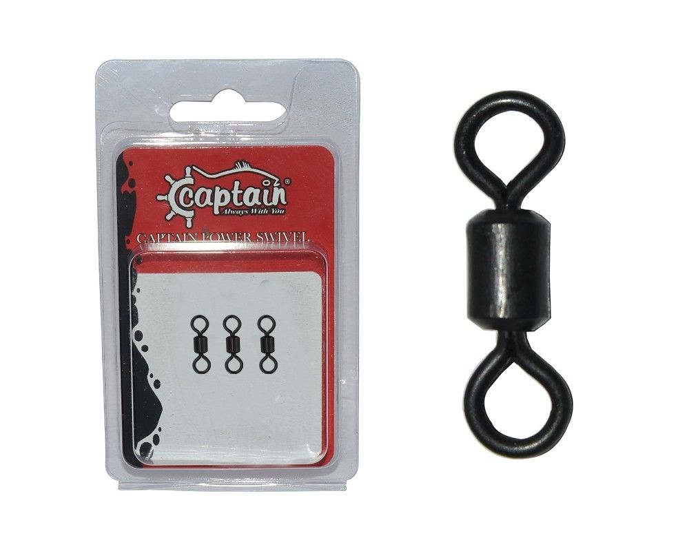 Captain 5006 Rulmanlı Fırdöndü 3'lü Paket Mat Black