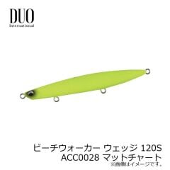 Duo Beach Walker Wedge 120 ACC0028 Mat Chart