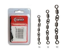 Captain 5110 3 Zincir Rulmanlı Fırdöndü 10'lu Paket Black Nikel