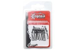 Captain 5128 Speed Maket Klipsi 10'lu Paket Black Nikel