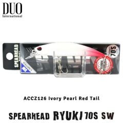 Duo Spearhead Ryuki 70S SW ACCZ126 Ivory Pearl Red Tail