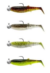 Savage Gear Cannibal Shad 10cm 9gr+10gr #3/0 Clear Water 4+4 Adet