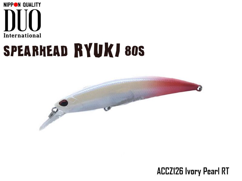 Duo Spearhead Ryuki 80S SW ACCZ126 Ivory Pearl Red Tail