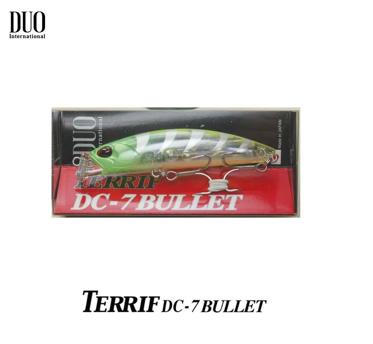 Duo Terrif DC- 7 Bullet CEA0737 Lime Head Clear Gigo