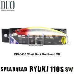 Duo Spearhead Ryuki 110S SW DPA0430 Chartback Red Head OB