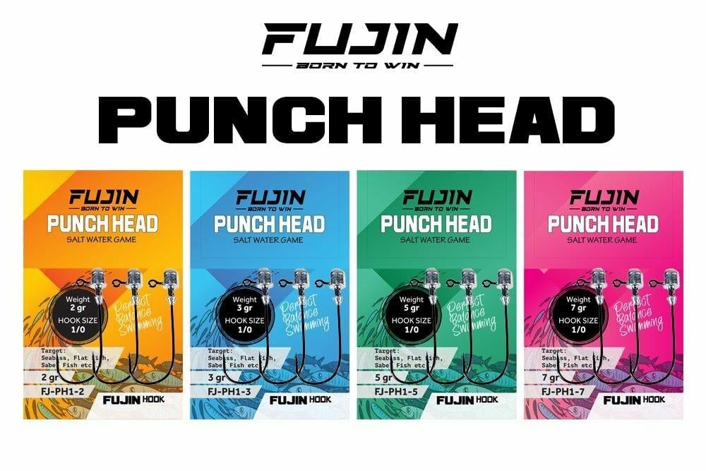 Fujin Punch Head #1/0 2gr Jighead