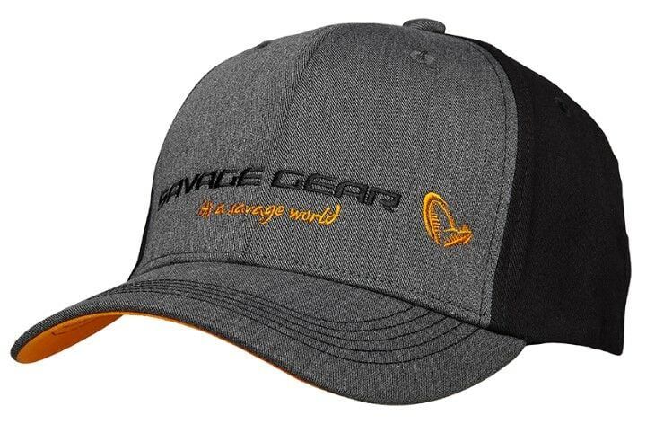 Savage Gear Strike Cap Onesize Grey Melange/Black