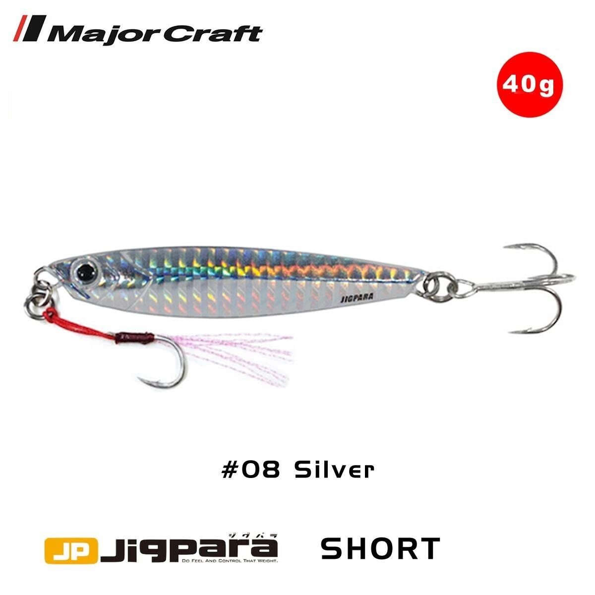 Major Craft Jigpara Short JPS-40gr 80mm #08 Silver