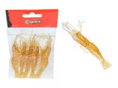 Captain 3059 Silikon Karides 6.5cm Suni Yem 5'li Paket