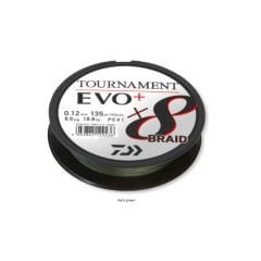 Daiwa Tournament EVO+ 8B Dark Green İp Misina (135m) Kalınlık: 0,10 mm